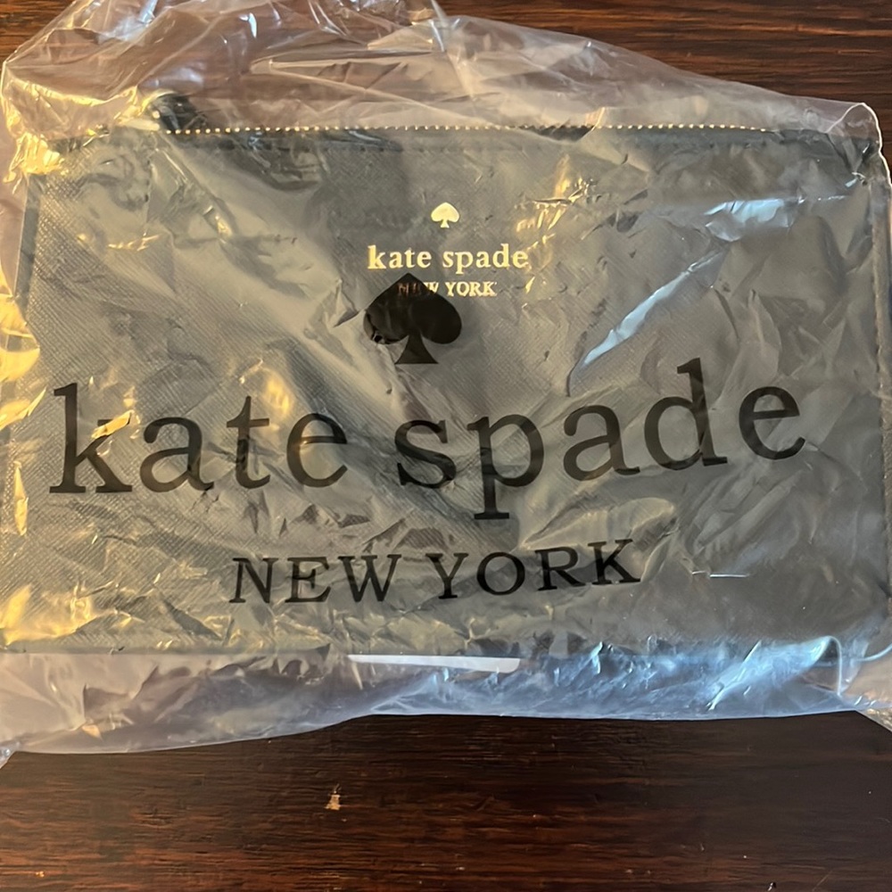 Kate Spade (faux) brand new black wristlet wallet